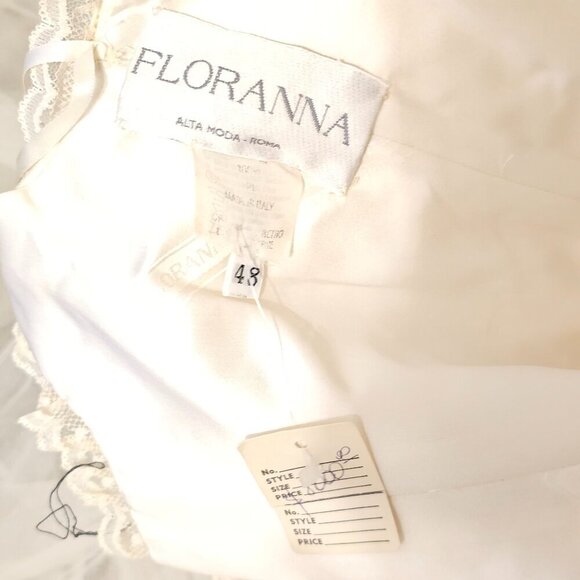 Floranna Victorian Southern Bell Beige‎ Wedding Dress 48/12 - Picture 7 of 9